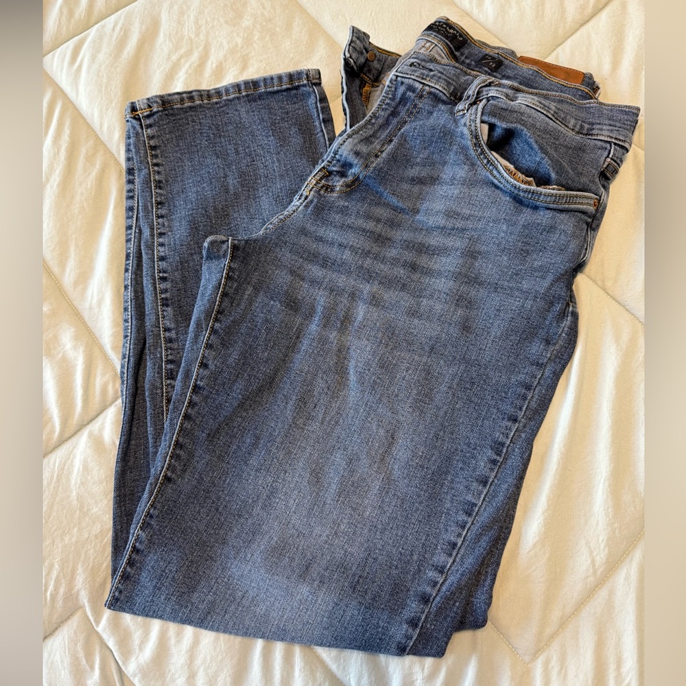 Lucky Brand Denim with Tan Leather Patch